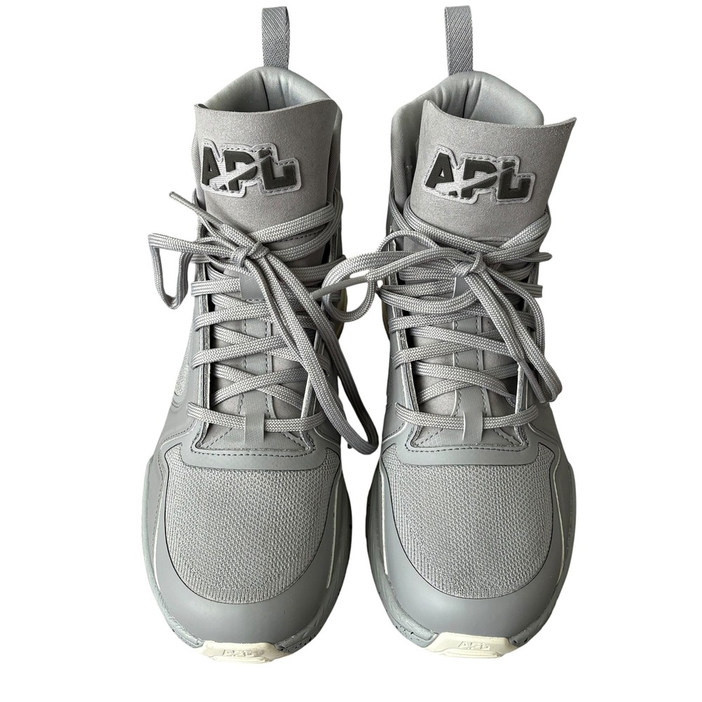APL TechLoom Defender High Top Sneakers White Gray Women Shoes 7 Gorpcore Sport